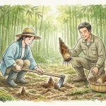 『4月下旬』地面の下の春を掘る――タケノコ狩りと日本の味覚狩り文化
