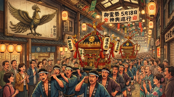 『5月18日』怨霊を鎮めた千年の祭り――上御霊神社・御霊祭と還幸祭