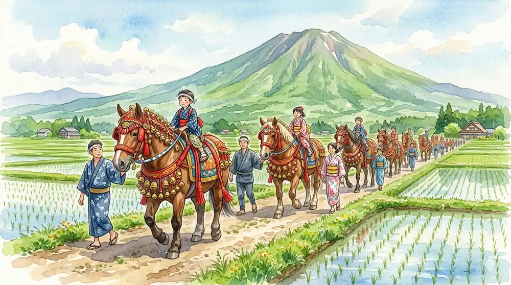 『6月13日』装束をまとった馬が鈴を鳴らして歩く――岩手・チャグチャグ馬コ
