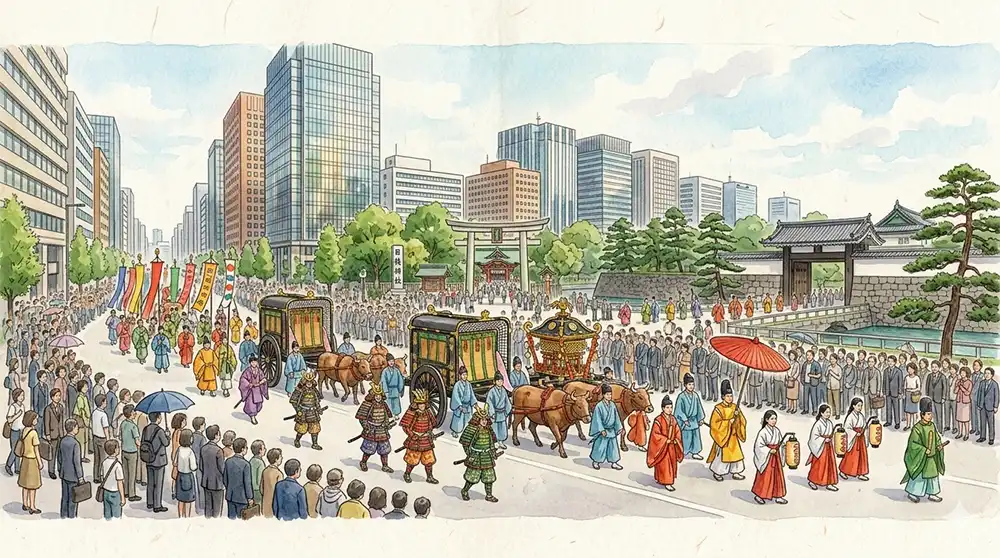 『6月7日〜17日』将軍が見物した江戸の祭りが東京を巡る――山王祭と神幸祭