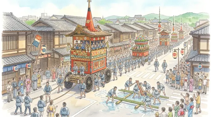 『7月1日〜31日』1か月続く日本最大の祭礼――京都・祇園祭と山鉾巡行