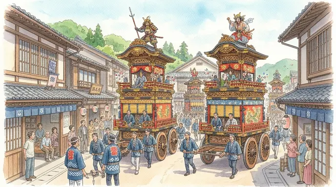 『7月6日〜7日』城下町を巡る19台の屋台――新潟・村上大祭と「おしゃぎり」