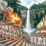 『7月14日』大松明の炎が滝を照らす――那智の火祭と熊野信仰