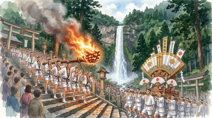 『7月14日』大松明の炎が滝を照らす――那智の火祭と熊野信仰