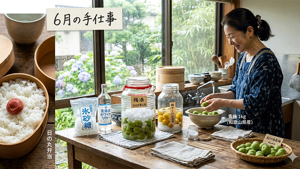 『6月』梅の実が熟し、鰯が太る季節――梅仕事と入梅いわし