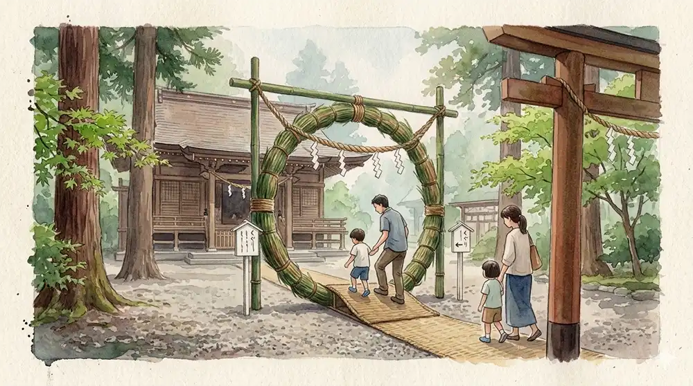 『6月30日』半年分の穢れを輪をくぐって祓う――夏越の祓と茅の輪