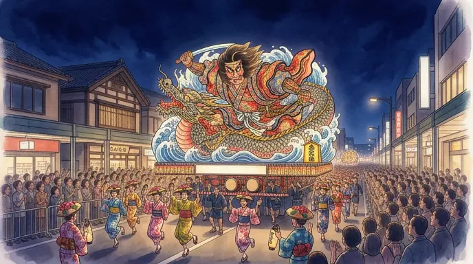 『8月2日〜7日』闇を照らす巨大な灯籠――青森ねぶた祭