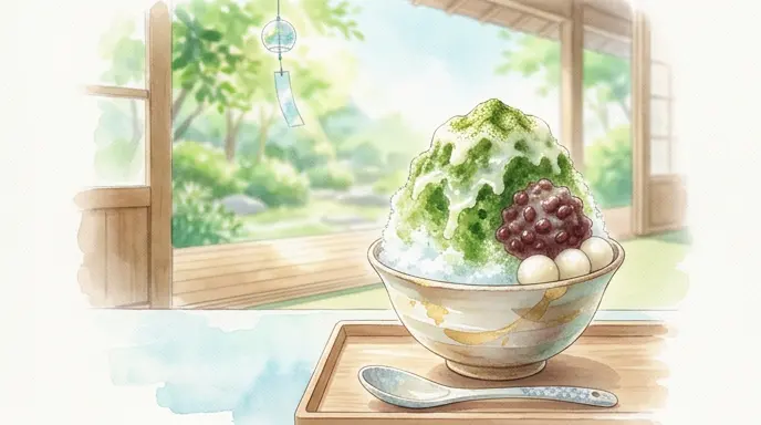 『8月』氷を削って蜜をかける――かき氷と日本の夏の甘味