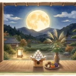 『9月25日』ススキと月見団子を供える夜――十五夜・お月見