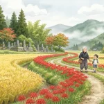 『9月20日〜26日』墓参りとおはぎ、畦道の彼岸花――秋のお彼岸