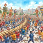 『10月10日〜12日』全長200mの大綱を数万人で引く――沖縄・那覇大綱挽まつり